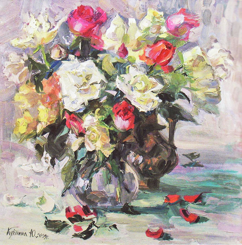 «Троянди». 2009. Полотно, олія